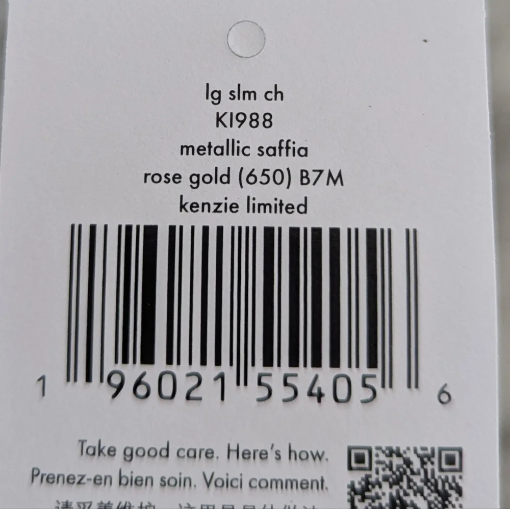 NWT Kate Spade Limited Edition Kenzie Saffia Cardholder Metallic Rose Gold